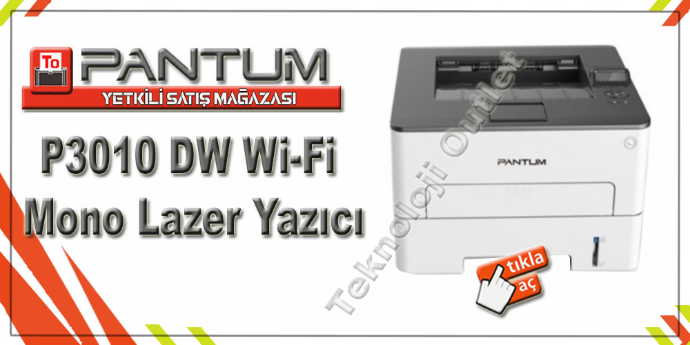 Pantum P3010 DW Wi-Fi Mono Lazer Yazıcı