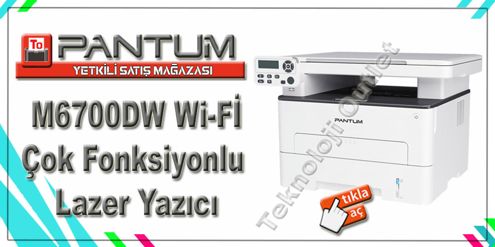 Pantum M6700DW Wi-Fİ Çok Fonksiyonlu Lazer Yazıcı
