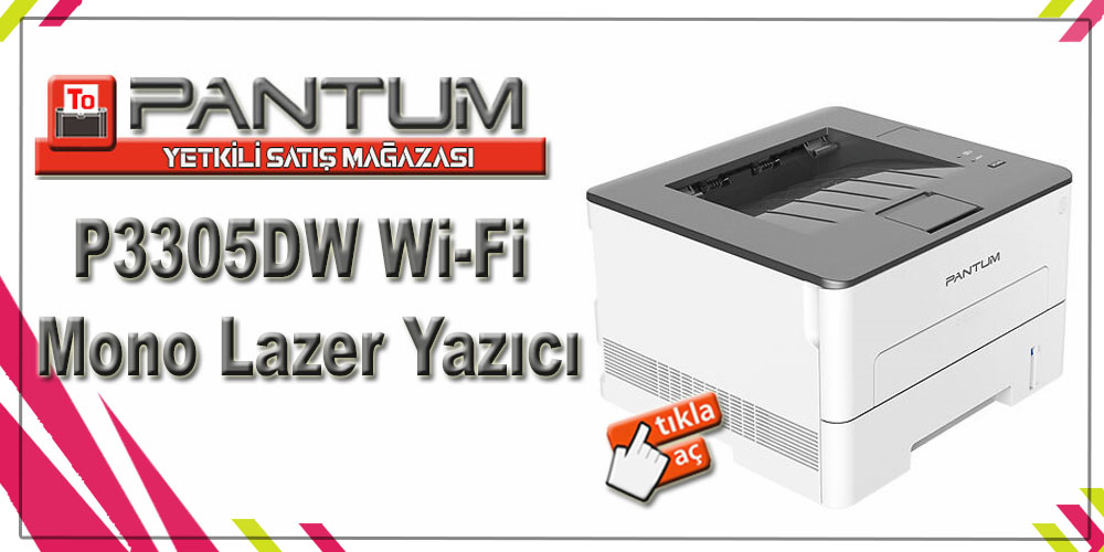 Pantum P3305DW Wi-Fi Mono Lazer Yazıcı