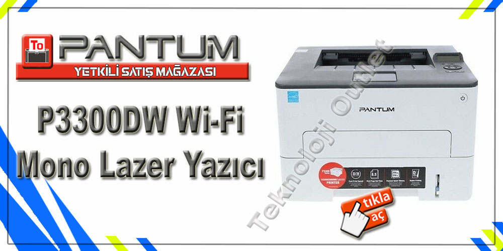 Pantum P3300DW Wi-Fi Mono Lazer Yazıcı