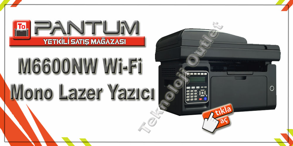 Pantum M6600NW Wi-Fi Mono Lazer Yazıcı