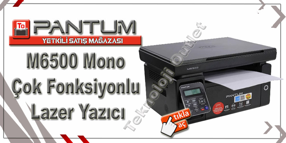 Pantum M6500 Mono Çok Fonksiyonlu Lazer Yazıcı