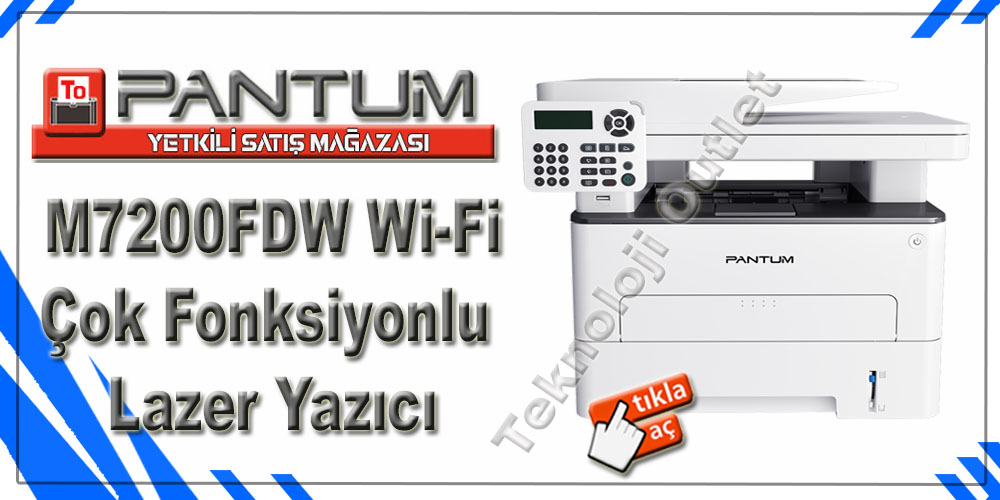 Pantum M7200FDW Wi-Fi Çok Fonksiyonlu Lazer Yazıcı